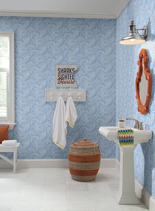 Обои Waverly Kids WK6994 фото в интерьере