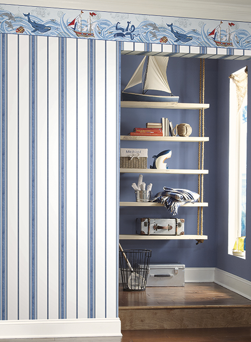 Бордюр Waverly Kids WK6913BD фото в интерьере