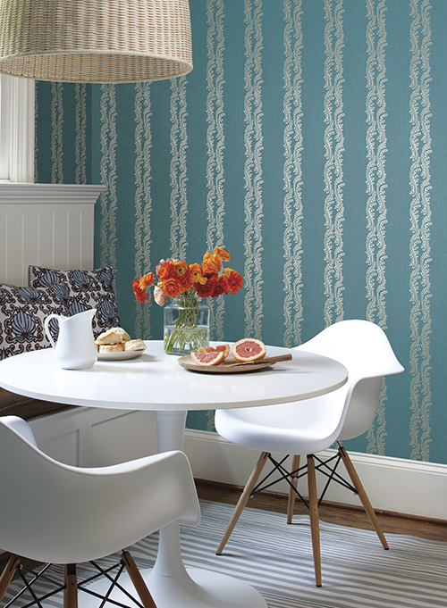 Обои Waverly Stripes SV2711 фото в интерьере