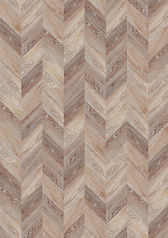 Пробковый пол клеевой Corkstyle Chevron Brown 1235×305×6