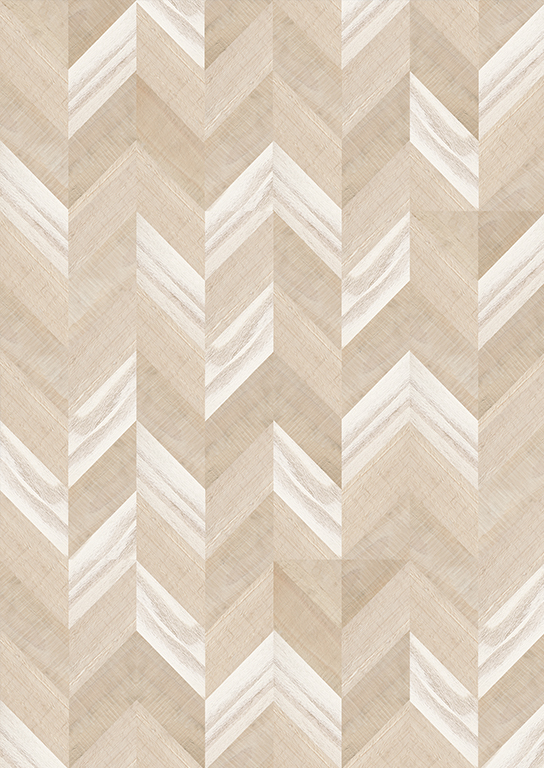 Пробковый пол замковый Corkstyle Chevron Creme 1235×305×10