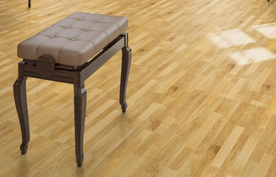 Пробковый пол замковый Corkstyle Wood Oak 915×305×10 фото в интерьере