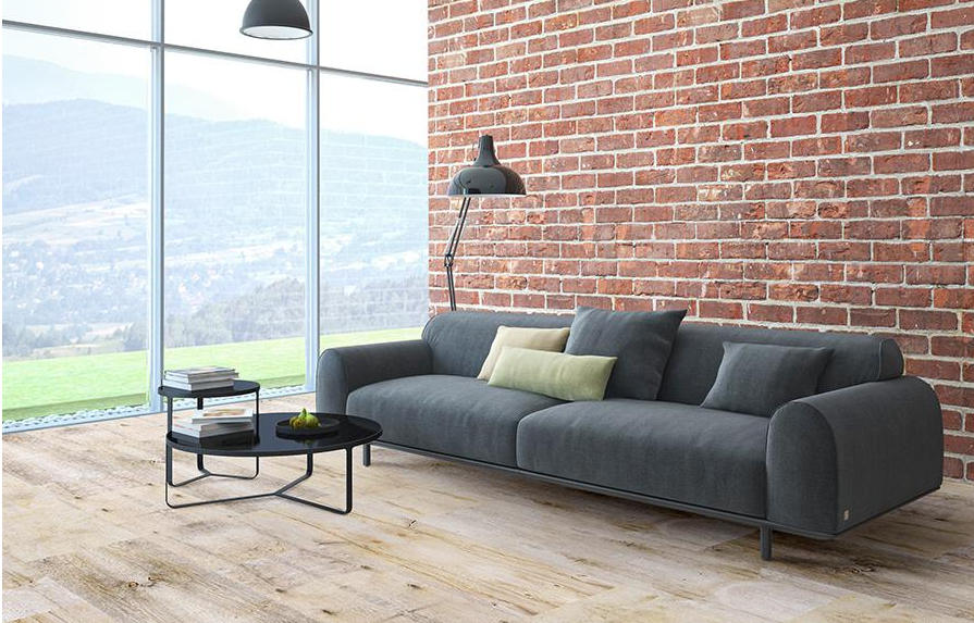 Пробковый пол клеевой Corkstyle Wood Sibirian Larch 915×305×6 фото в интерьере