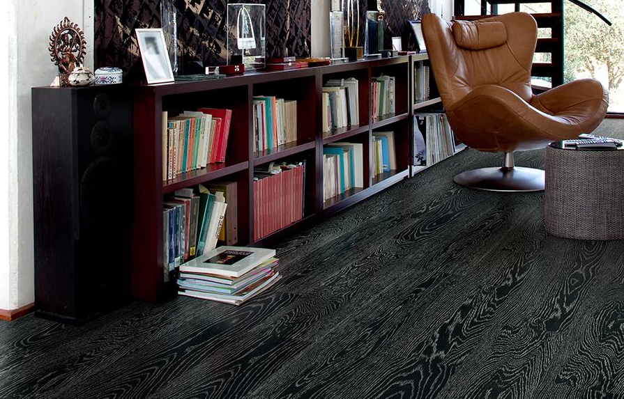 Пробковый пол замковый Corkstyle Wood XL Oak Chalk дуб Мел фото в интерьере Пробковый пол замковый Corkstyle Wood XL Oak Chalk дуб Мел фото в интерьере