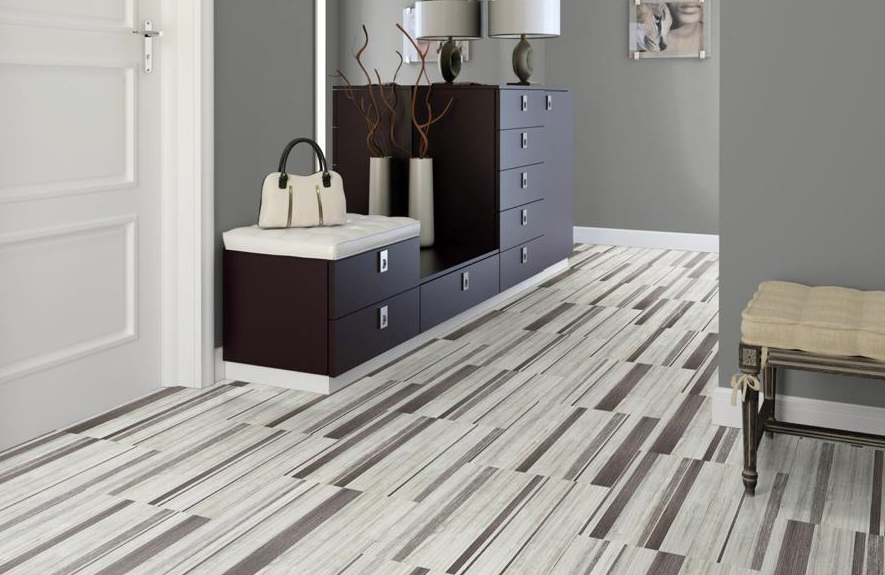 Пробковый пол замковый Corkstyle Time Parquet Current Hydro фото в интерьере