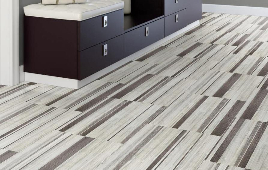 Пробковый пол замковый Corkstyle Time Parquet Current Hydro фото в интерьере