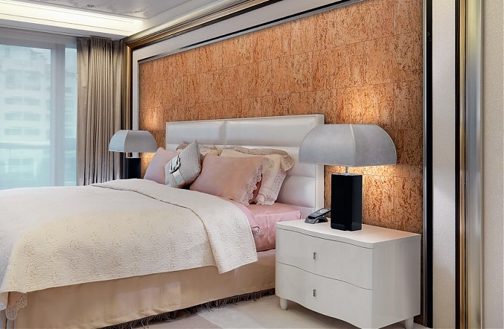 Пробковая стеновая панель Wicanders Fiord natural RY 15 фото в интерьере