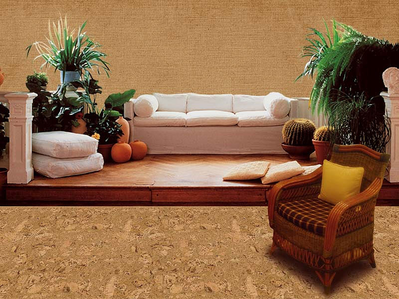 Пробковый пол клеевой Wicanders Originals Dawn DN13003 фото в интерьере