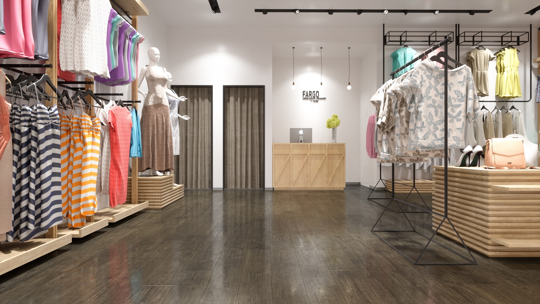 Виниловый пол Decoria клеевой Office Tile DW 1404 Вяз Киву 950×184×2,5 фото в интерьере