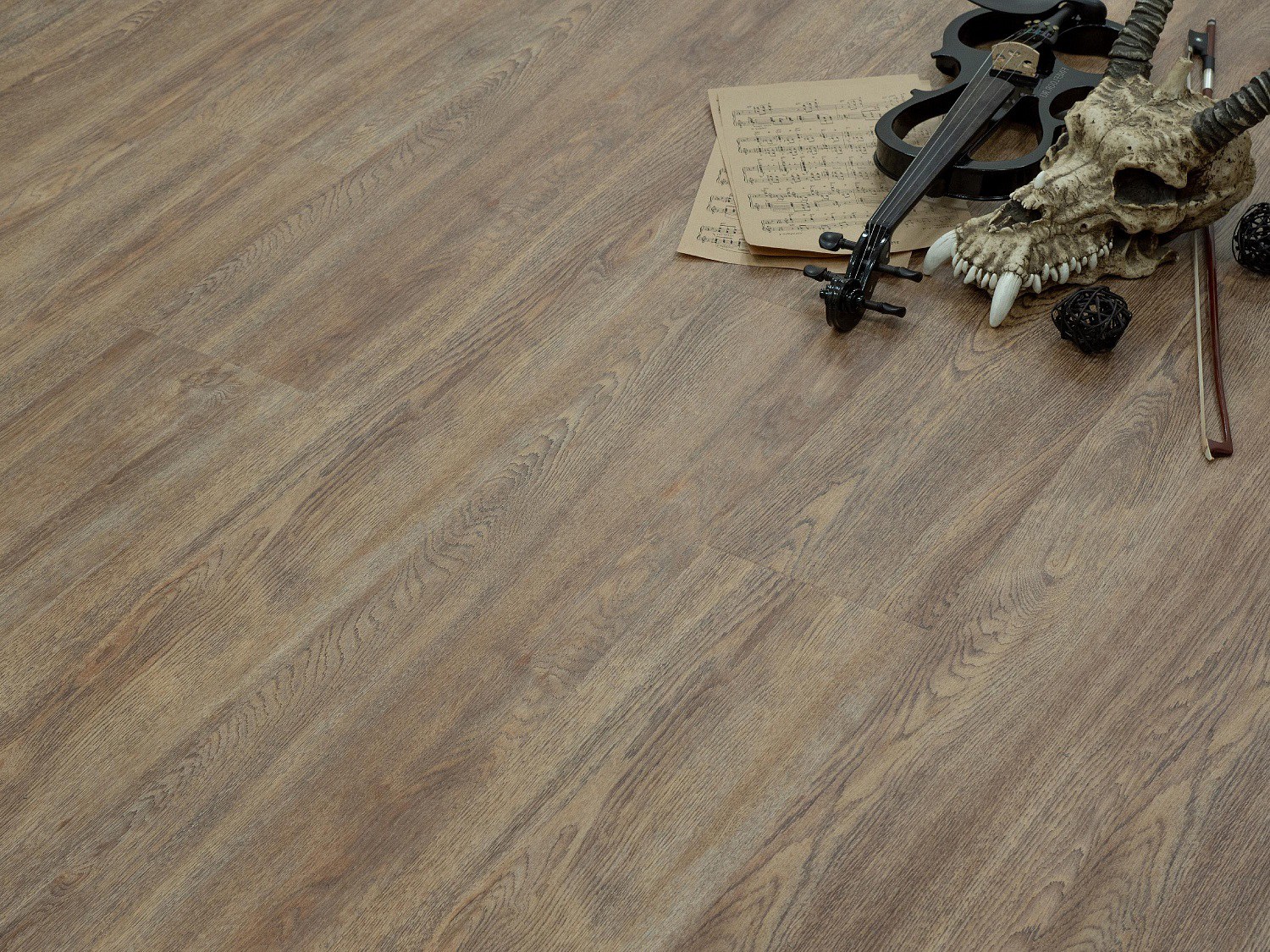 Кварцвиниловая плитка FineFloor клеевая Wood Дуб Карлин FF-1407 1320×196×2,5