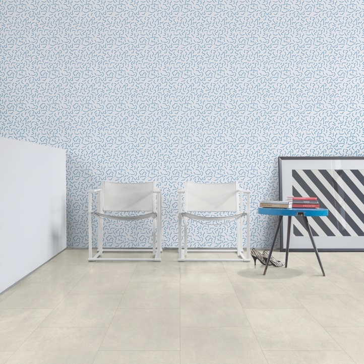 Кварцвиниловая плитка Quick Step замковая Ambient Click Бетон светлый AMCL40049 1300×320×4,5 фото в интерьере Кварцвиниловая плитка Quick Step замковая Ambient Click Бетон светлый AMCL40049 1300×320×4,5 фото в интерьере