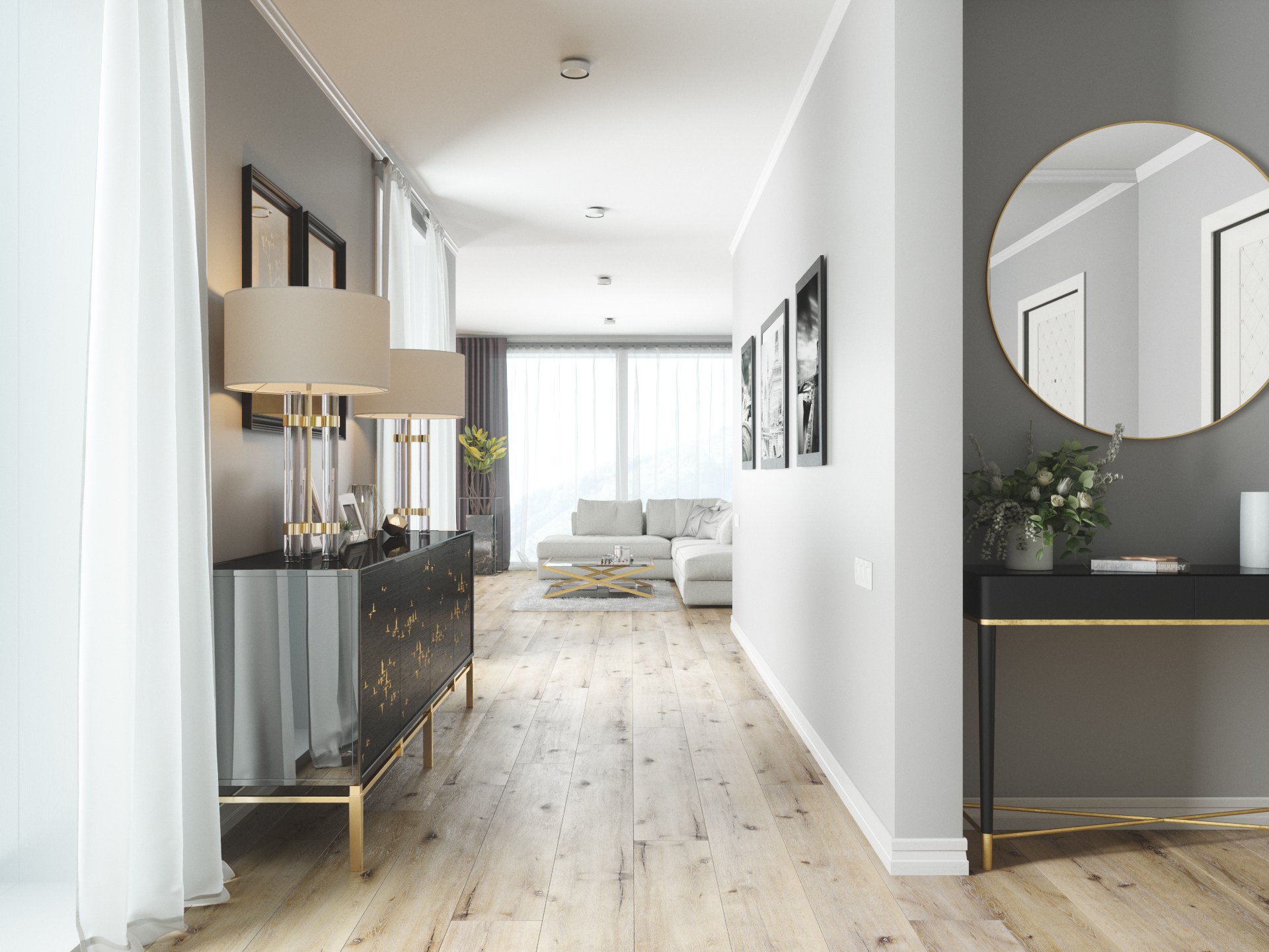 Кварцвиниловый SPC ламинат Fargo Comfort XXL Дуб Кантри DL 1603 1520×227×4 фото в интерьере