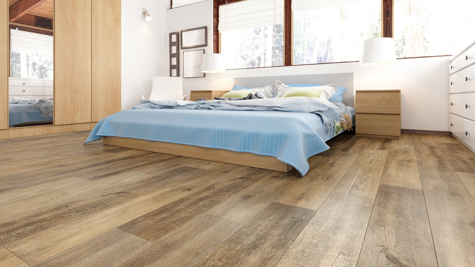 Кварцвиниловый SPC ламинат Fargo Comfort Дуб Медовый VL 88041-001 1220×180×4