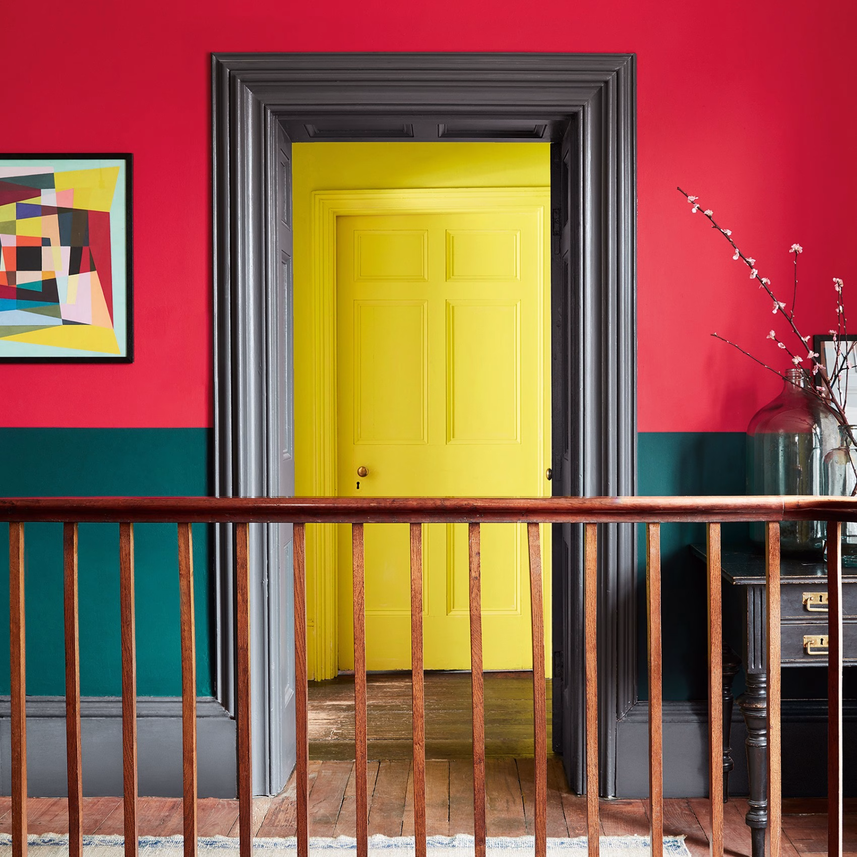 Краска Little Greene цвет Mid Azure Green 96 Absolute Matt 0,06 л