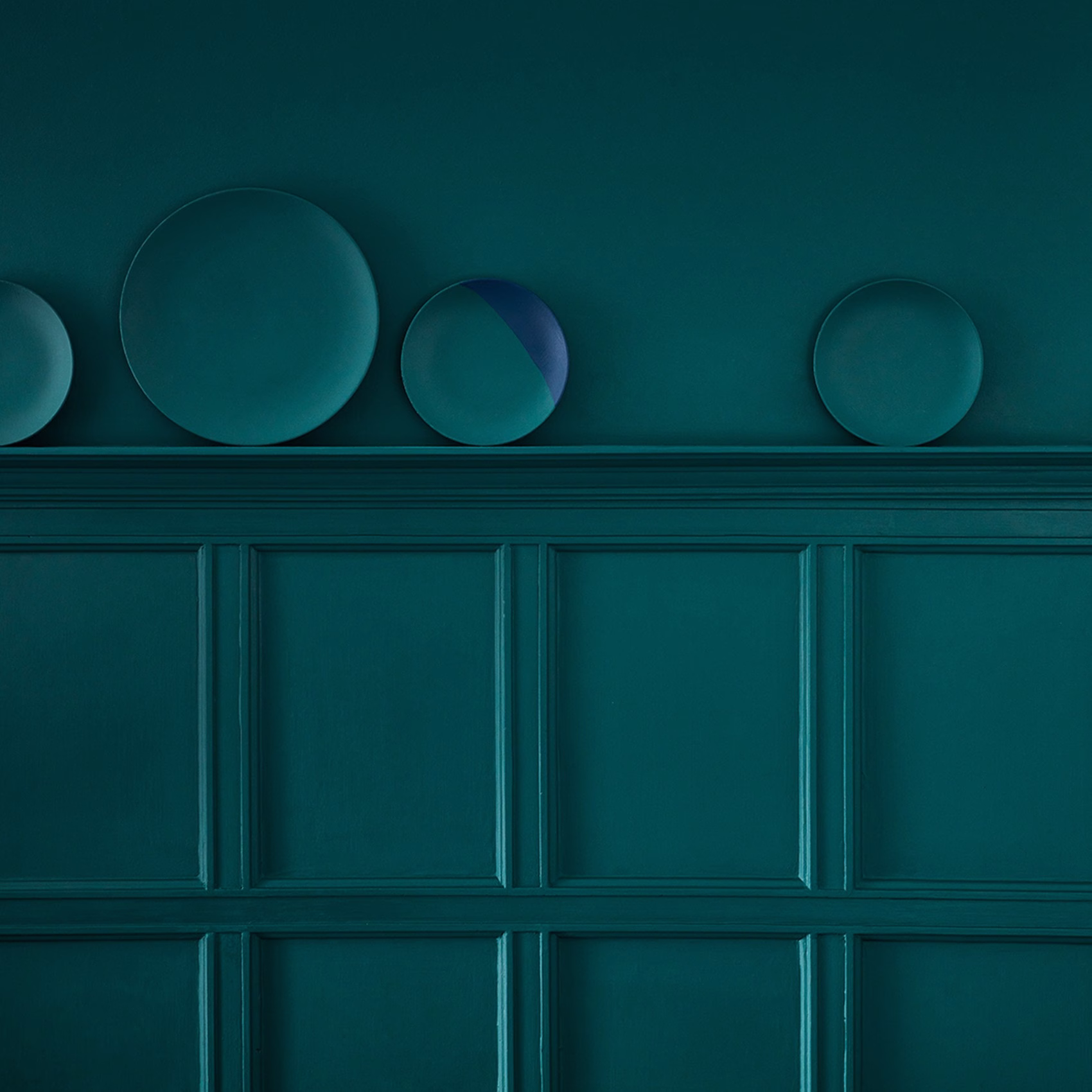 Краска Little Greene цвет Mid Azure Green 96 Absolute Matt 0,06 л