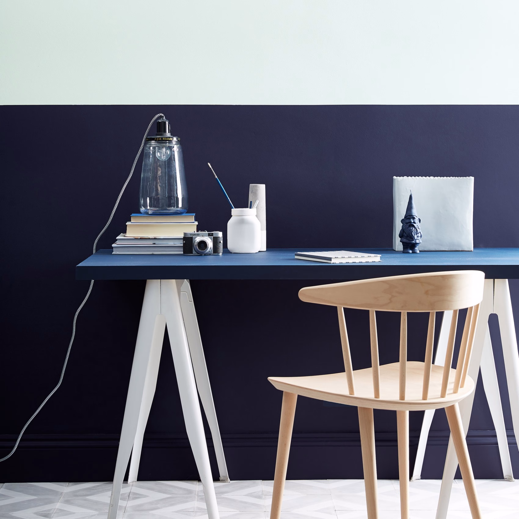 Краска Little Greene цвет Dock blue 252 Absolute Matt 0,06 л