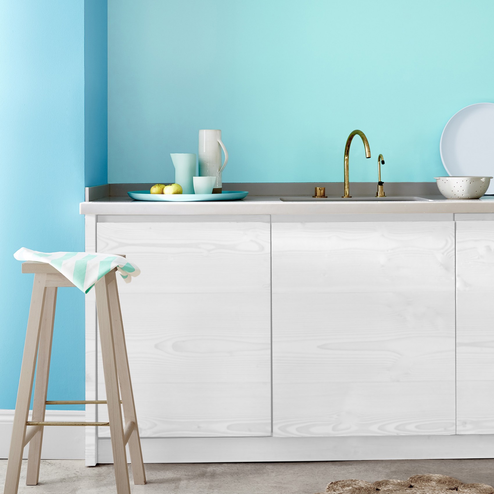 Краска Little Greene цвет Regency blue 253 Absolute Matt 0,06 л