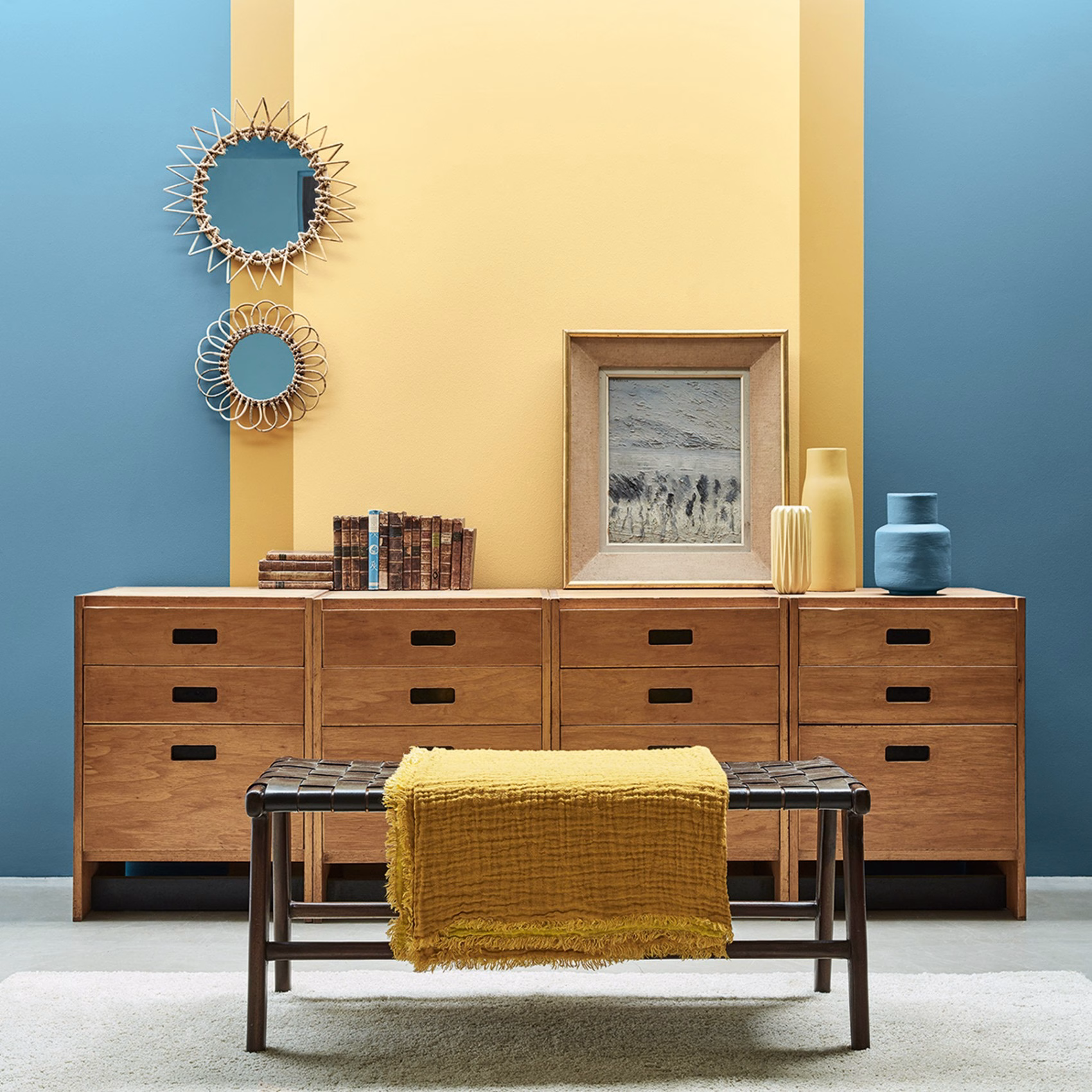 Краска Little Greene цвет Air Force blue 260 Intelligent Masonry 5 л