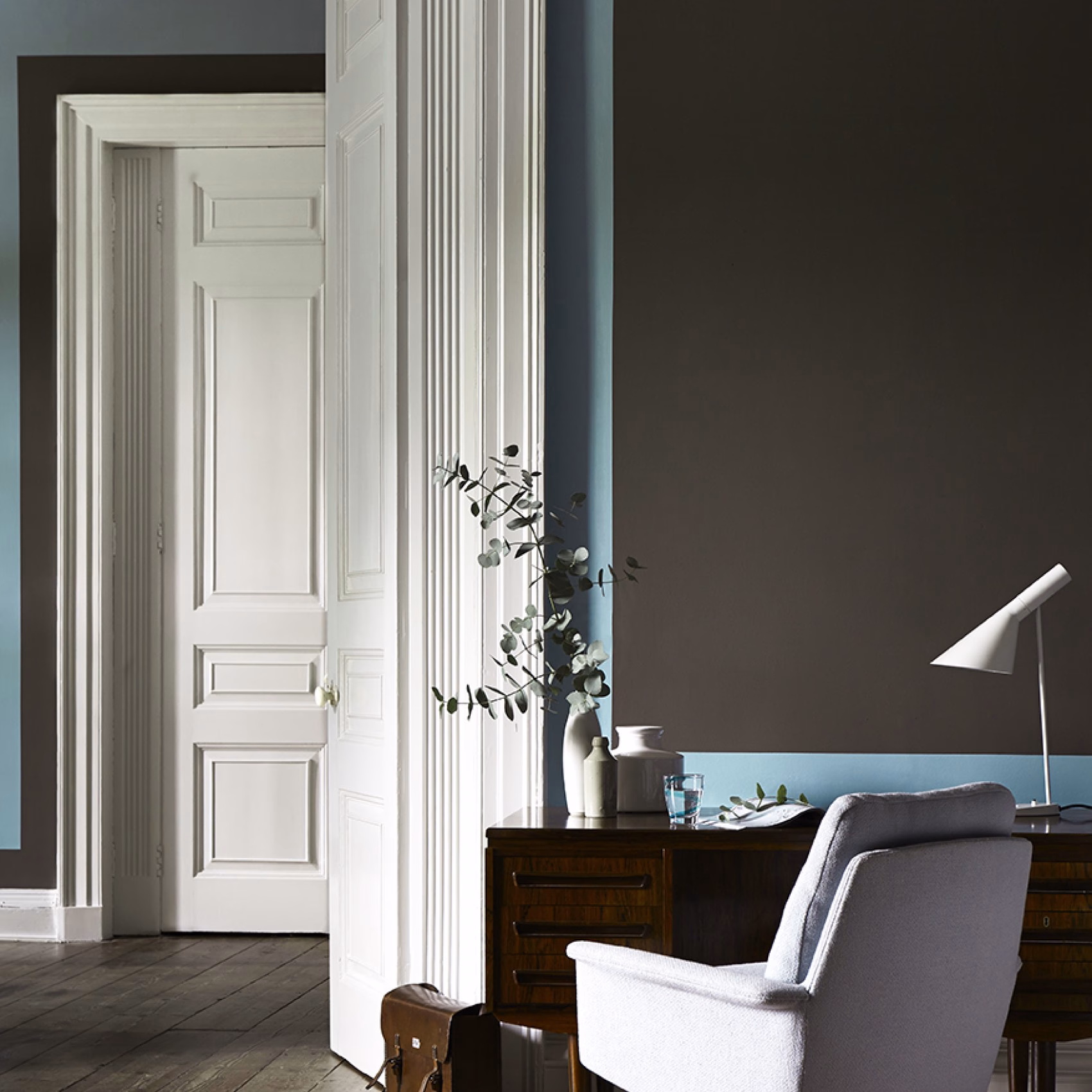 Краска Little Greene цвет Sky Blue 103 Intelligent Masonry 5 л