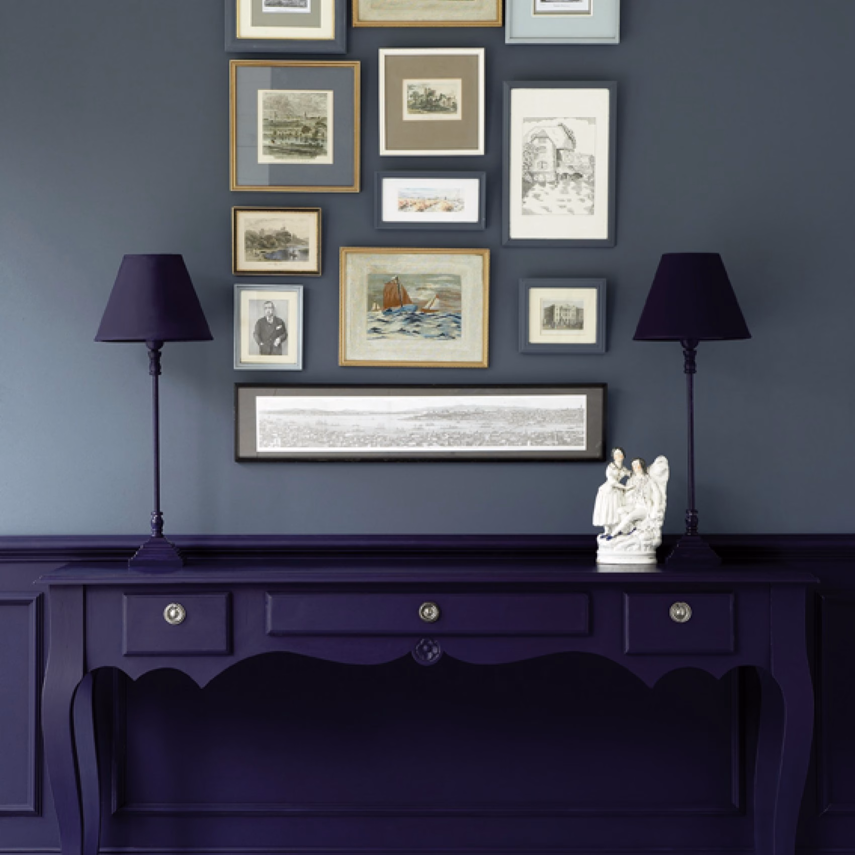Краска Little Greene цвет Thai Sapphire 116 Absolute Matt 0,06 л