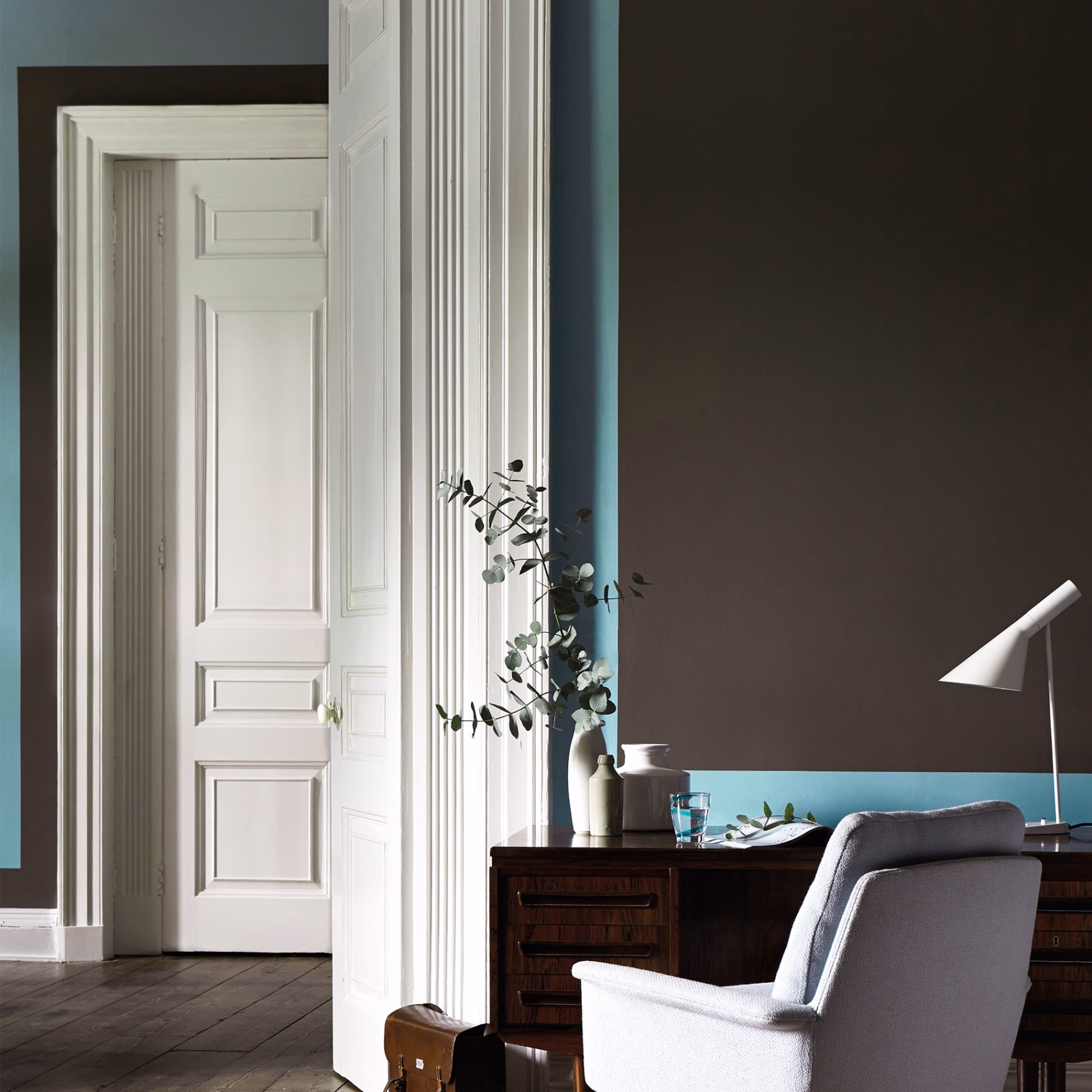 Краска Little Greene цвет Attic II 144 Intelligent Satin 1 л