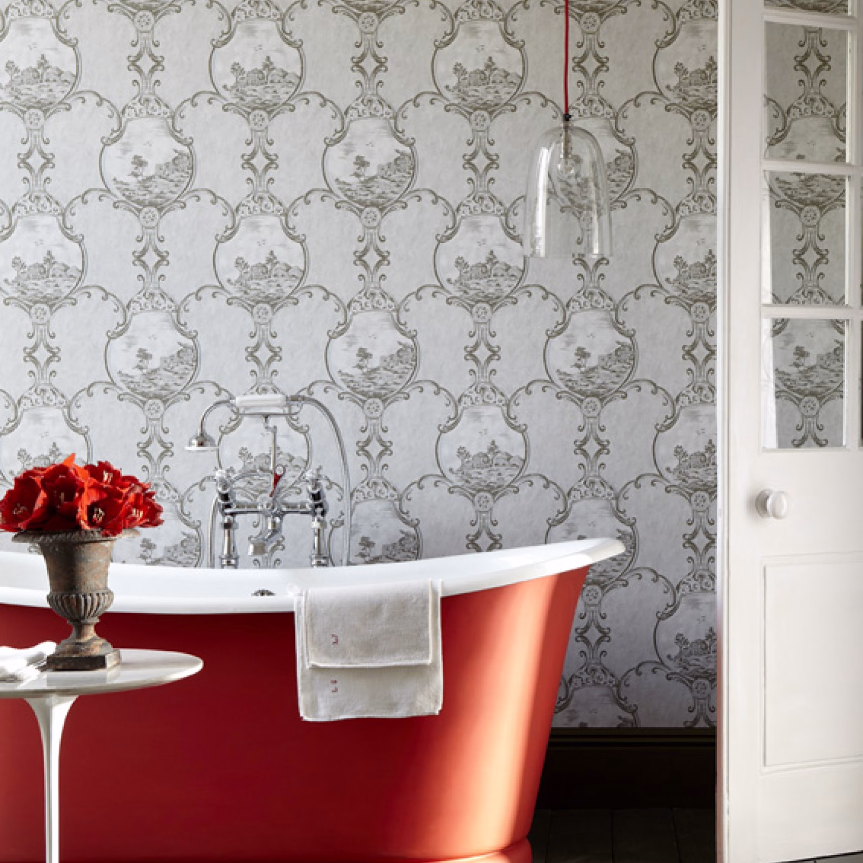 Краска Little Greene цвет Atomic Red 190 Intelligent Masonry 5 л