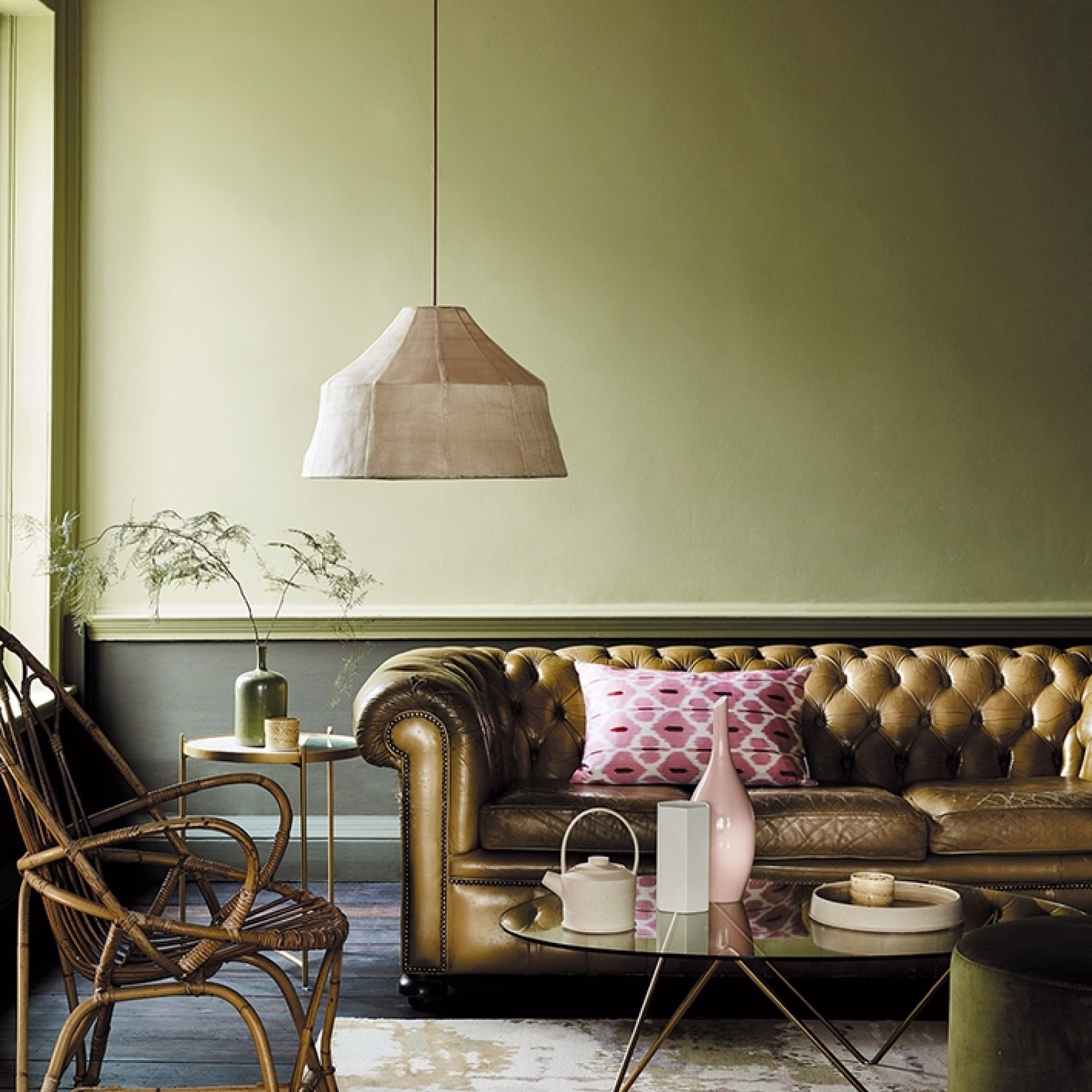 Краска Little Greene цвет Invisible Green 56 Intelligent Masonry 5 л