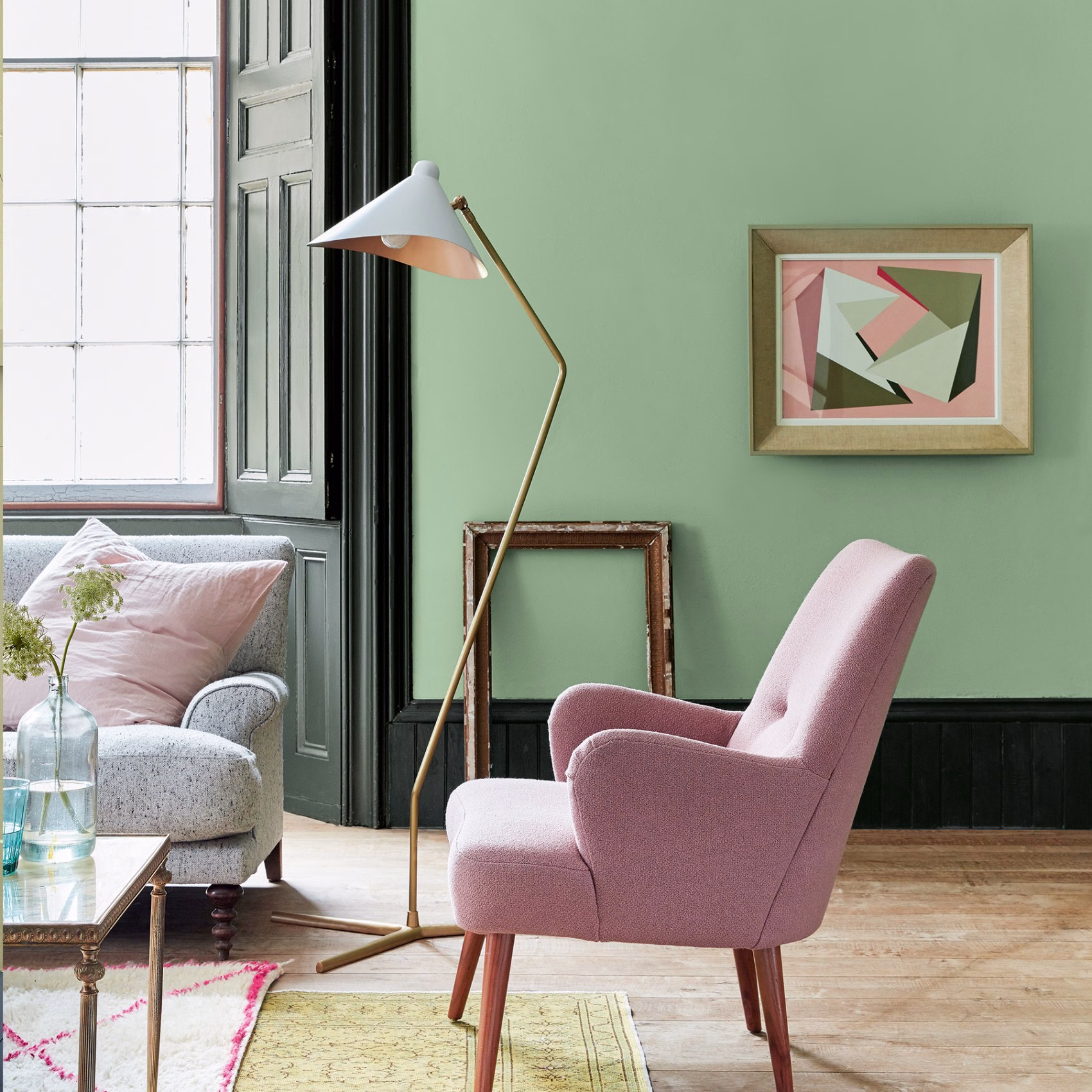 Краска Little Greene цвет Pea Green 91 Intelligent Masonry 5 л