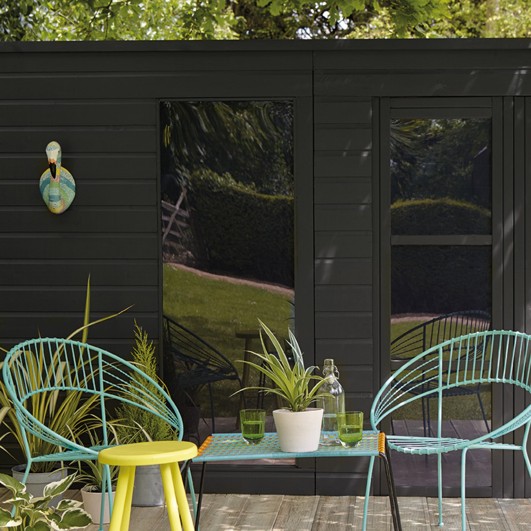 Краска Little Greene цвет Turquoise Blue 93 Absolute Matt 0,06 л