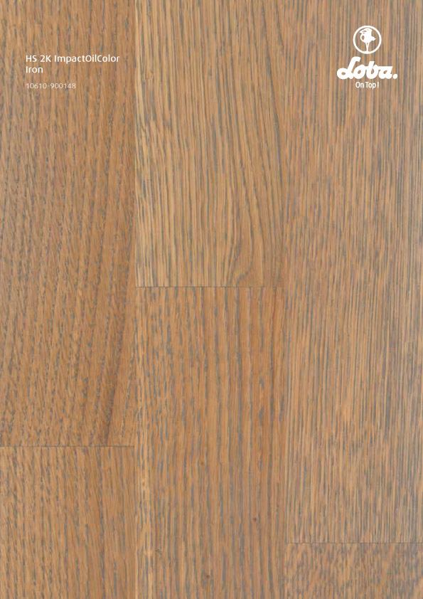 Цветное двухкомпонентное масло Loba HS 2K ImpactOil Color айрон 0,1 л