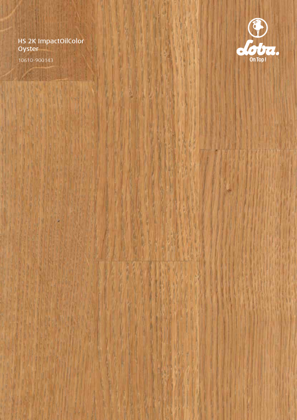 Цветное двухкомпонентное масло Loba HS 2K ImpactOil Color ойстер 0,75 л