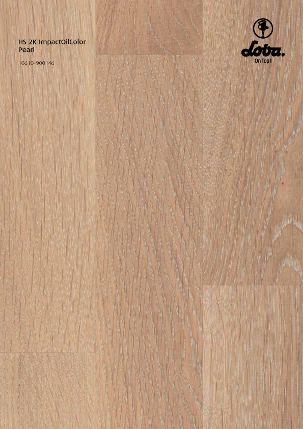 Цветное двухкомпонентное масло Loba HS 2K ImpactOil Color пеарл 0,1 л