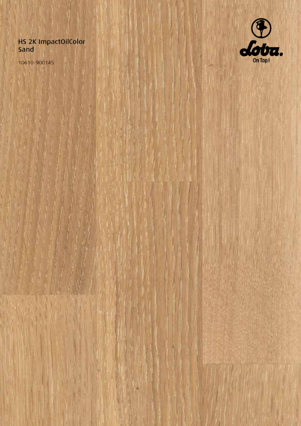 Цветное двухкомпонентное масло Loba HS 2K ImpactOil Color песочный 0,75 л