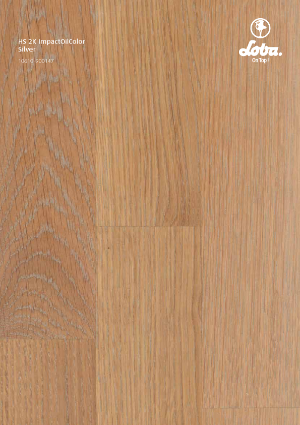 Цветное двухкомпонентное масло Loba HS 2K ImpactOil Color серебряный 0,1 л