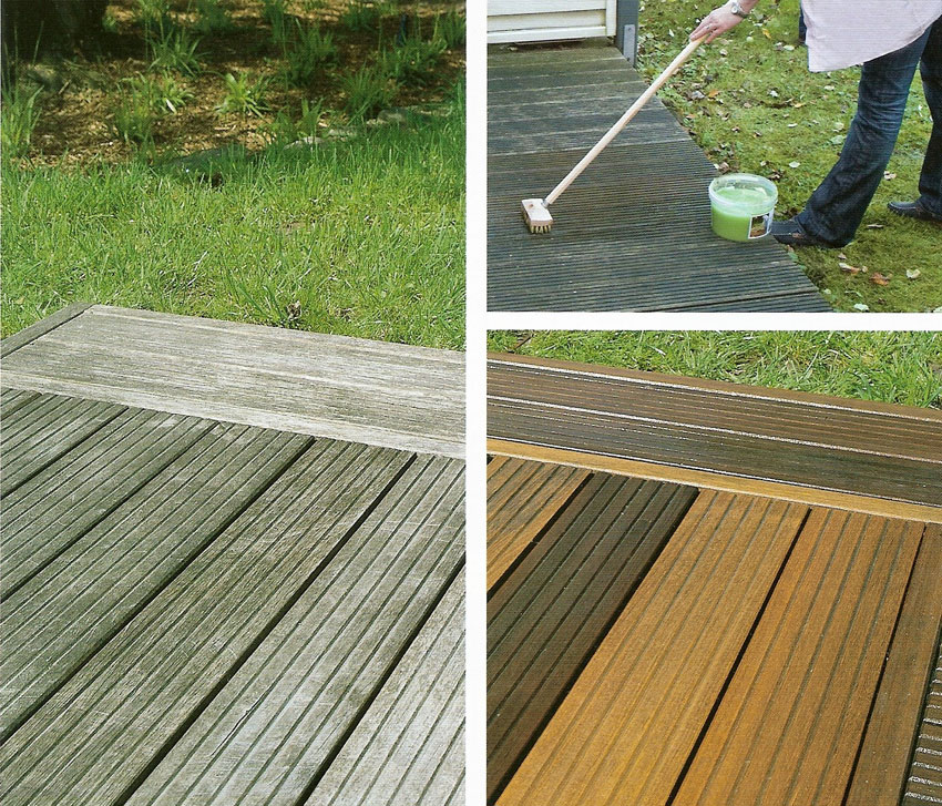 Гель для очищения посеревшей древесины Osmo Holz-Entgrauer Kraft Gel 6609 2,5 л