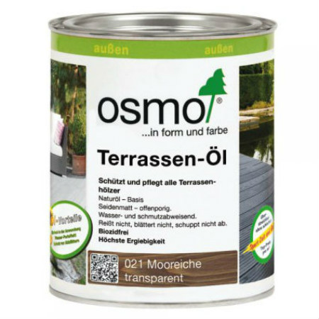 Масло для террас Osmo Terrassen-Ole 021 Дуб мореный шелковисто-матовый 0,22 л Масло для террас Osmo Terrassen-Ole 021 Дуб мореный шелковисто-матовый 0,22 л