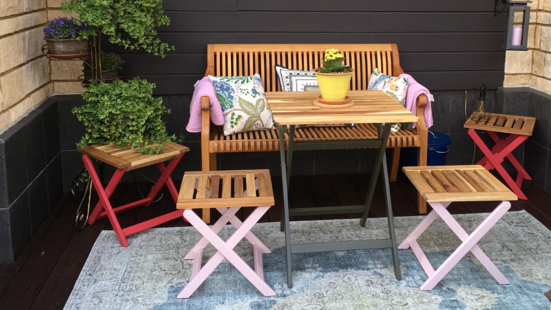 Масло для террас Osmo Terrassen-Ole цвет 007 Тик шелковисто-матовый 0,22 л фото в интерьере