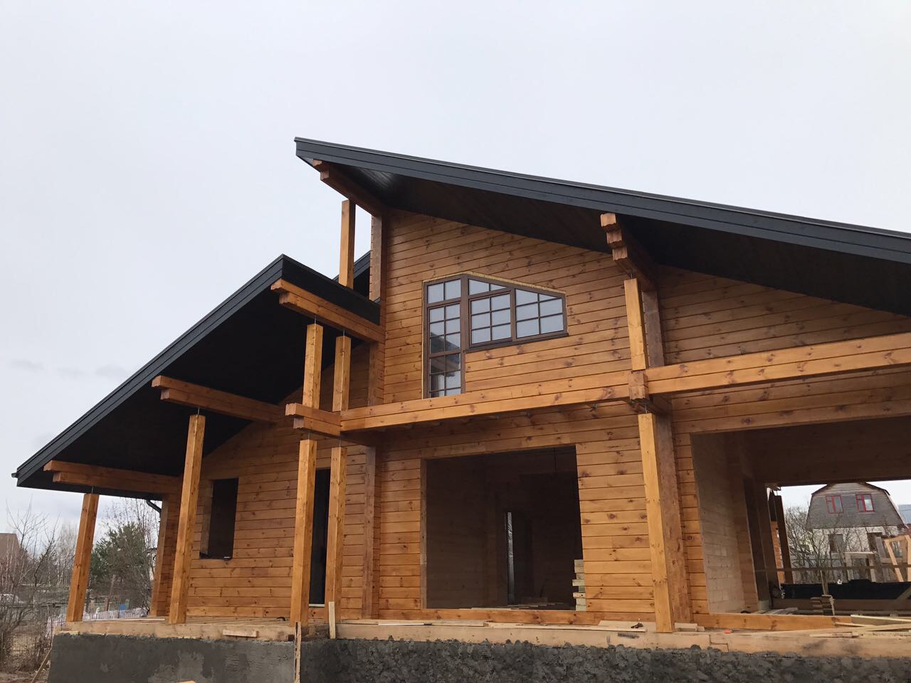 Защитное масло с УФ-фильтром Экстра Osmo UV-Schutz-Ol Extra 425 Дуб 0,22 л фото в интерьере