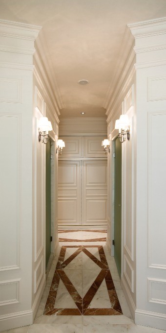 Потолочный плинтус под покраску Orac Decor Orac Luxxus C322 2000×42×50 фото в интерьере