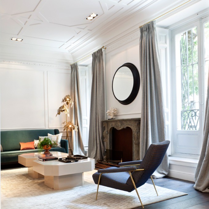 Потолочный плинтус под покраску Orac Decor Orac Luxxus C336 2000×266×271 фото в интерьере