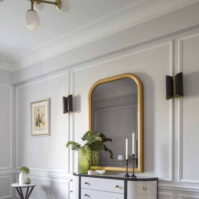 Потолочный плинтус под покраску Orac Decor Orac Luxxus C338 2000×182×182 фото в интерьере