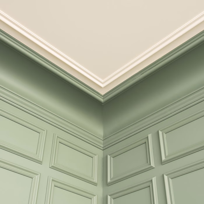 Потолочный плинтус под покраску Orac Decor Heritage XXL C344 2000×350×273 фото в интерьере