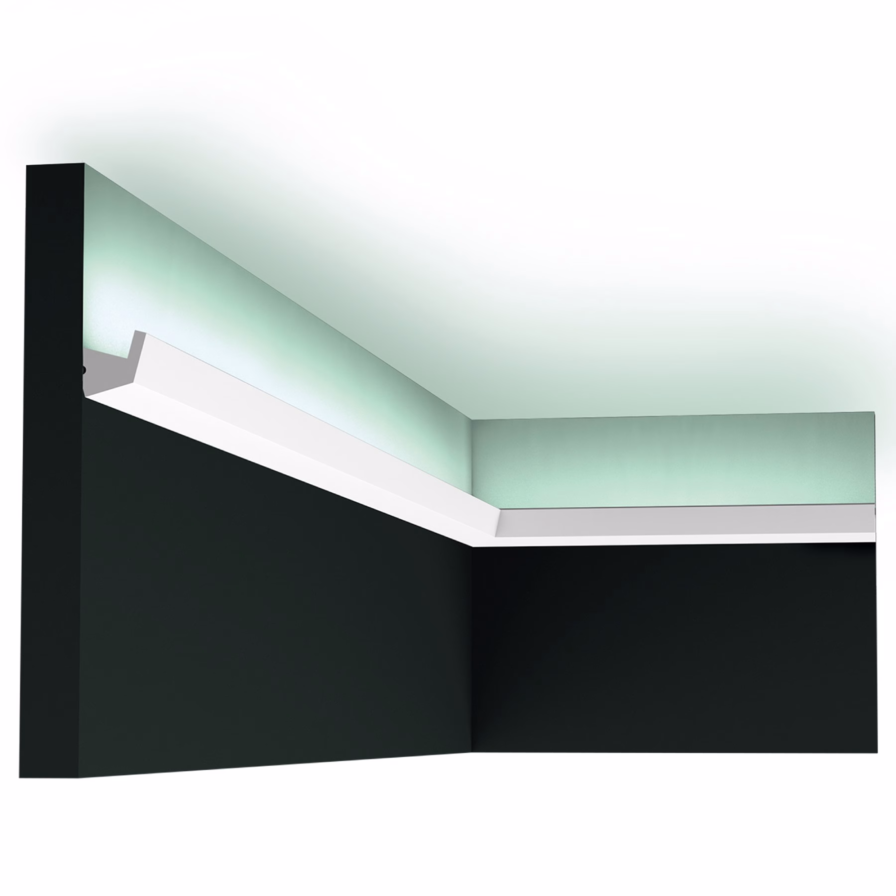 Потолочный плинтус под покраску Orac Decor Select CX189 с подсветкой 2000×27×27