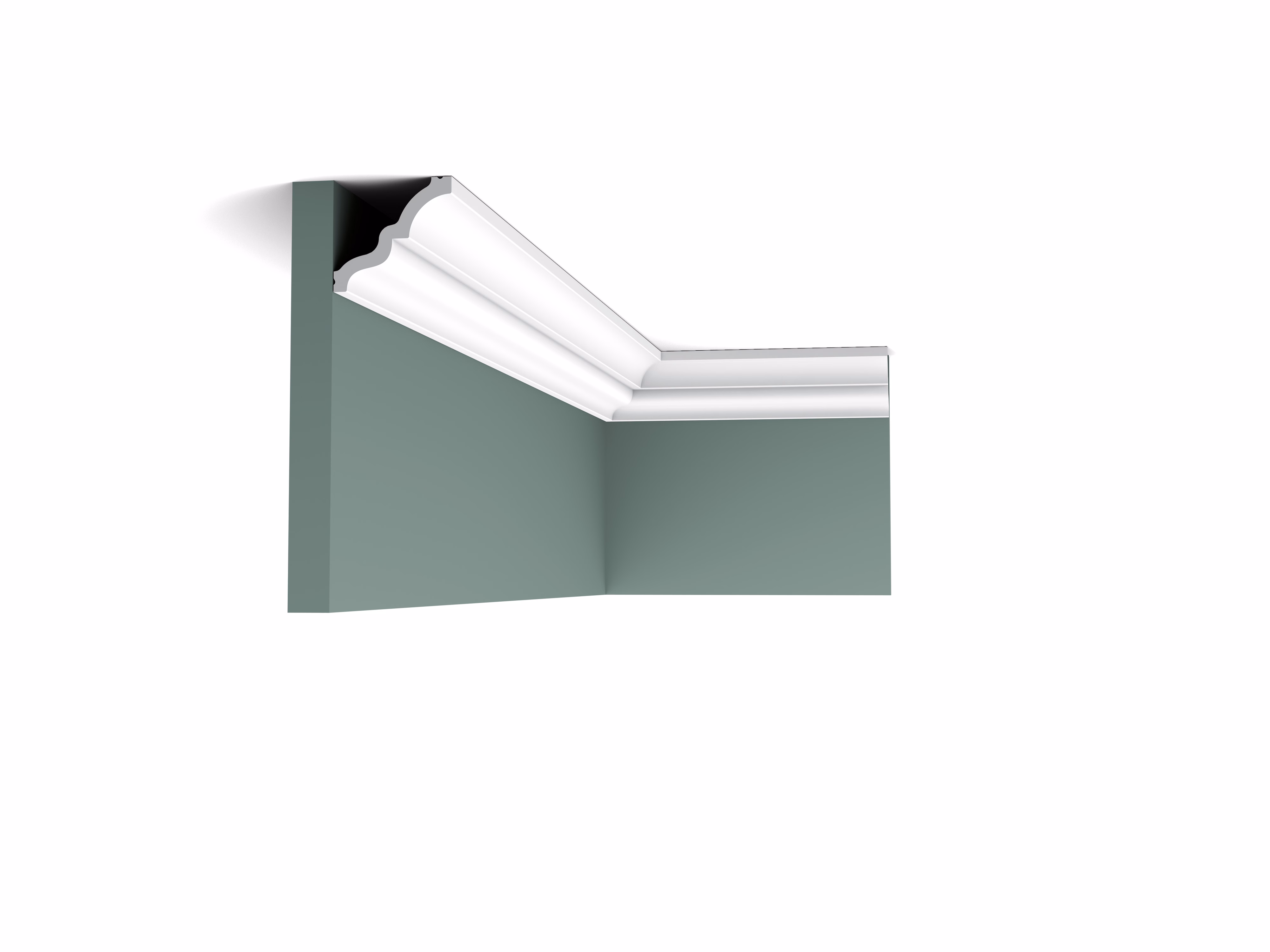 Потолочный плинтус под покраску Orac Decor New Classic C325 2000×70×65