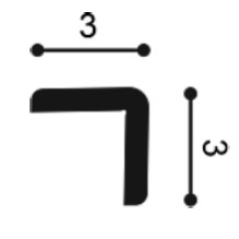 Потолочный плинтус под покраску Orac Decor Orac Axxent CX134 2000×30×30