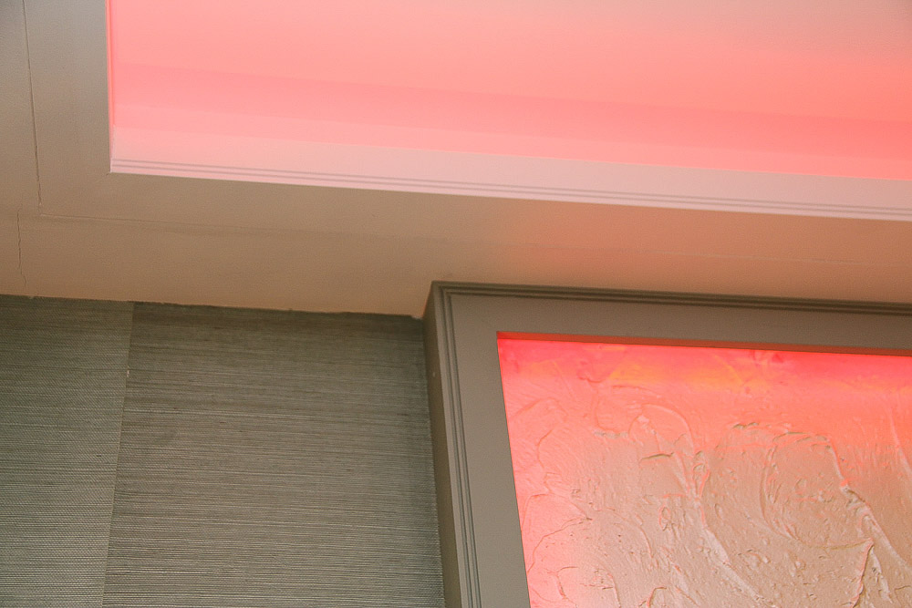 Потолочный плинтус под покраску Orac Decor Modern Stripe C361 с подсветкой 2000×50×50