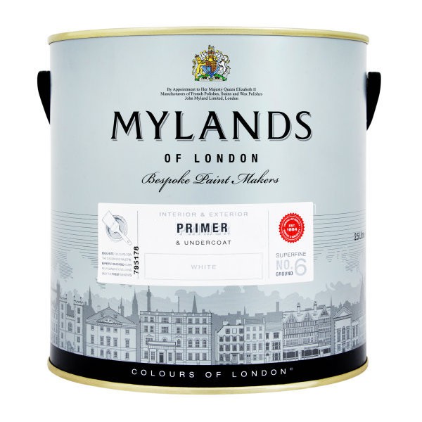 Грунтовка для дерева Mylands Wood Primer & Undercoat White 1 л
