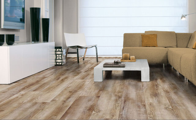 Ламинат Balterio Impressio Дуб Замковый Старый 703 фото в интерьере