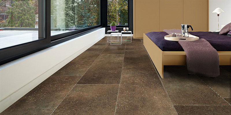 Ламинат Balterio Pure Stone Известняк Табак 642 фото в интерьере