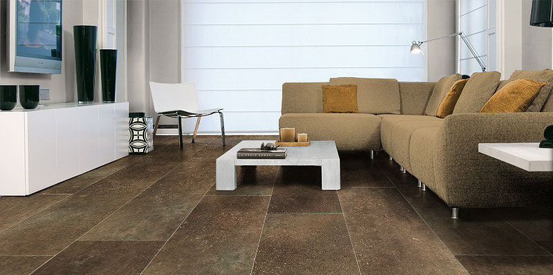 Ламинат Balterio Pure Stone Известняк Табак 642 фото в интерьере